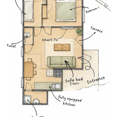 Haus Am Fluss - Alpinlake Apartamento